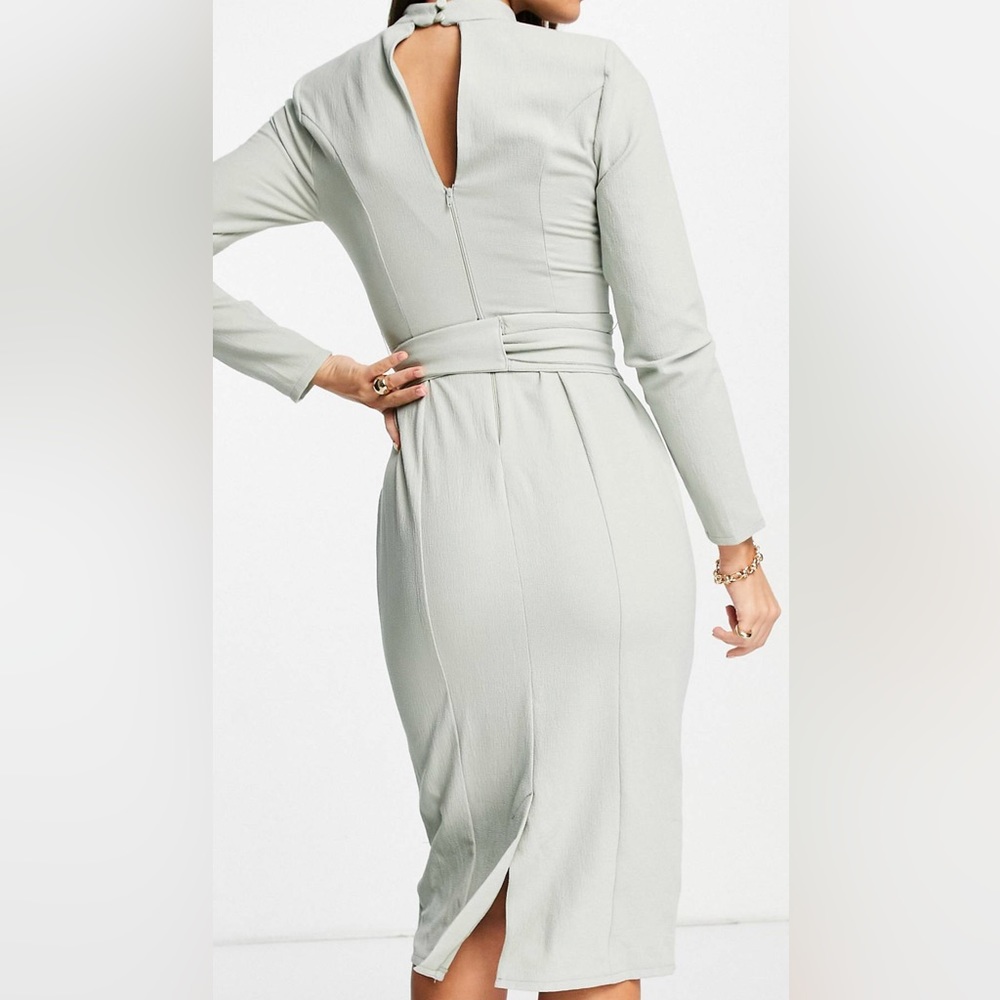 ASOS DESIGN Sage Color Dress